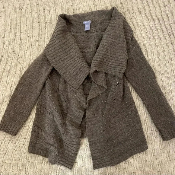 GAP Maternity grey collared sweater, size small - Picture 1 of 3